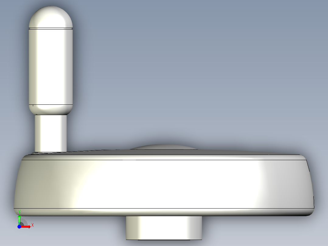 人體工學型二幅手輪ESW+IR-3D多系列多零件图纸模型前视图