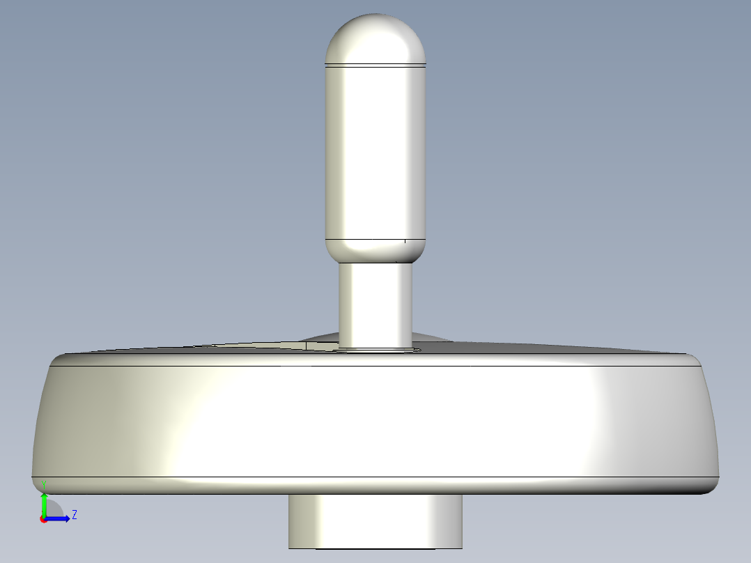 人體工學型二幅手輪ESW+IR-3D多系列多零件图纸模型左视图