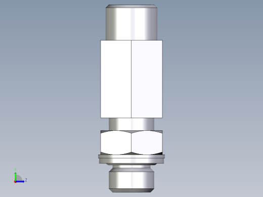 卡套式工业通用硬管接头EO_Adjustable_locknut_run_tee_LEE10LMOMDCF左视缩略图