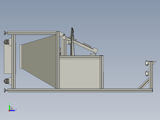 汽车零部件成型工作台左视缩略图