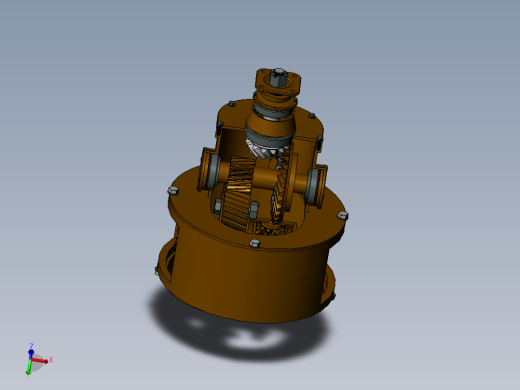 主减速器三维模型