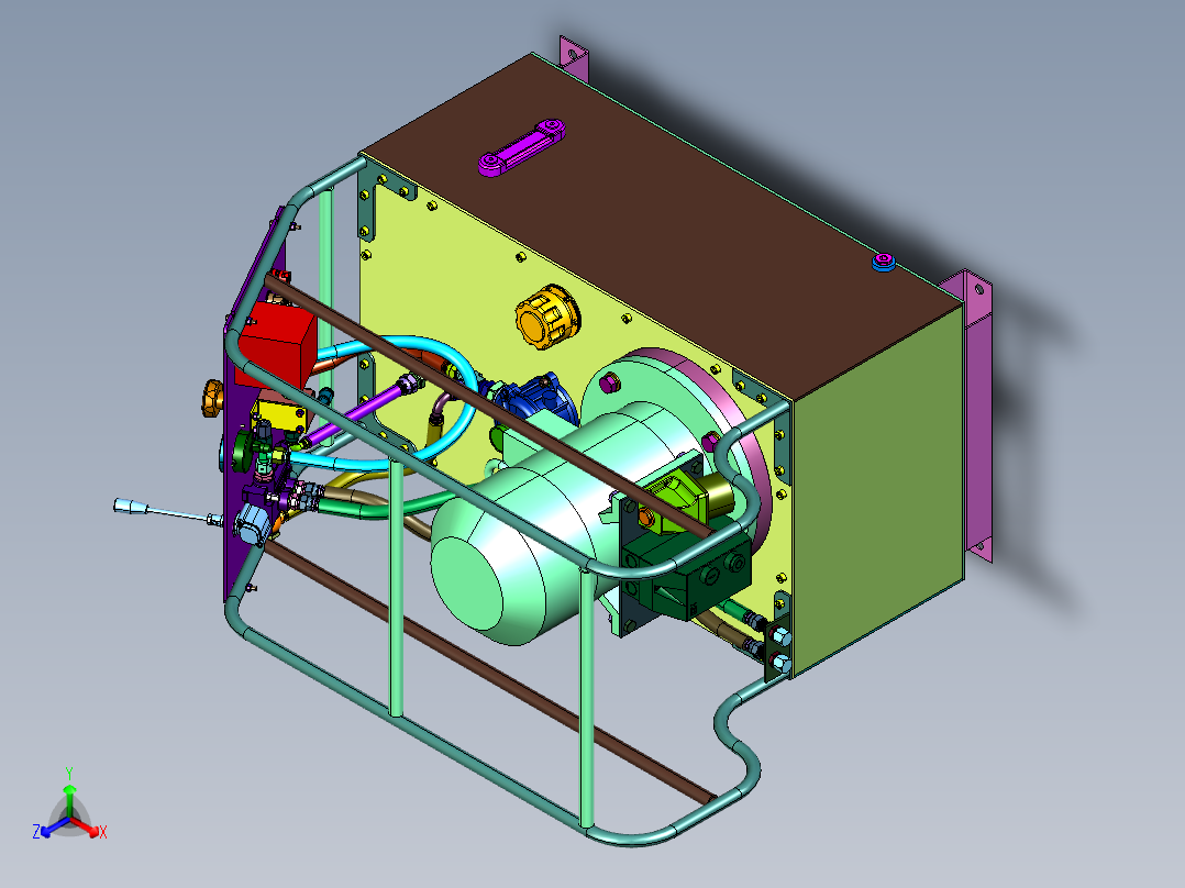 机械液压系统液压泵站