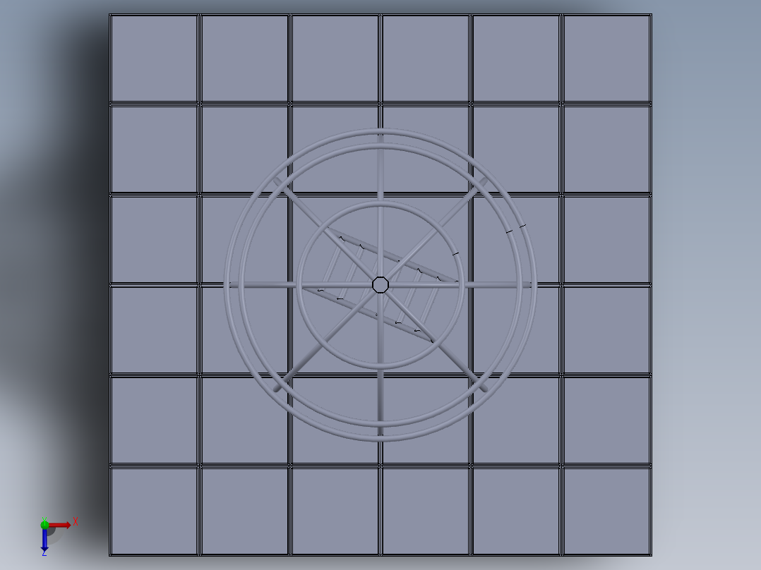 儿童攀爬架俯视图