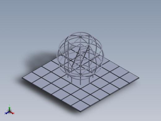 儿童攀爬架正等轴测缩略图