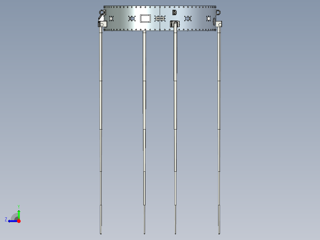 东方红一号卫星右视图