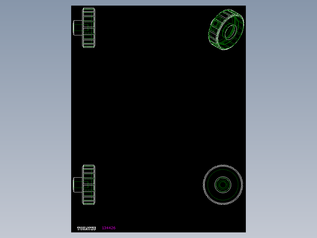 把手(軟膠被覆)MBT.p-SOFT-2D多系列多零件图纸模型
