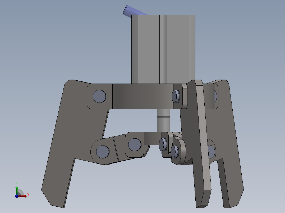 机械爪 3D图纸 (42)前视图