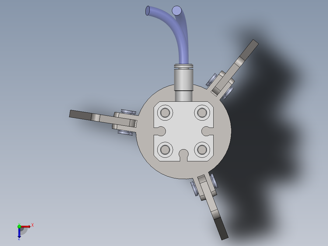 机械爪 3D图纸 (42)俯视图