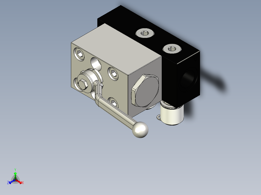 霍尼韦尔测试阀HON 914主视图