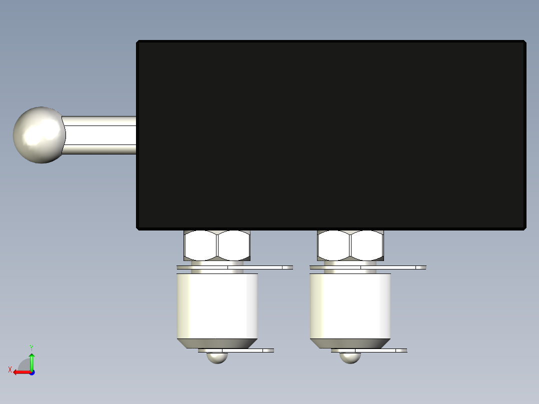 霍尼韦尔测试阀HON 914后视图