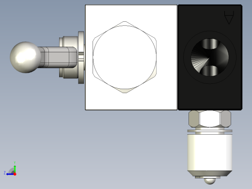 霍尼韦尔测试阀HON 914右视缩略图