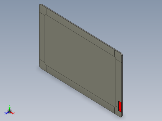 屏幕面板外壳UG铣LOGO槽程序模型
