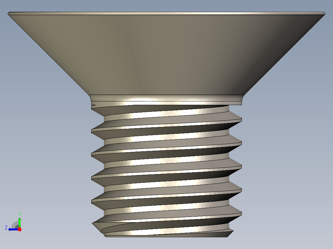 Screw_ISO_10642_M8x12_A2.STEP右视图