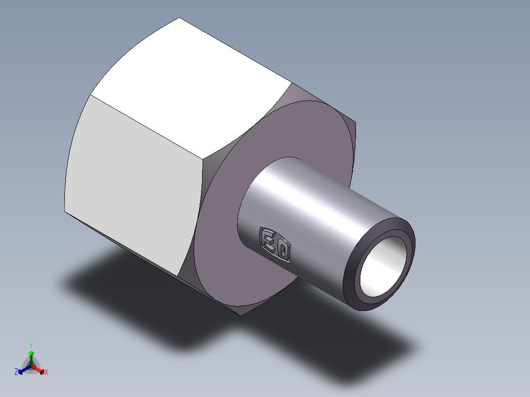 90度焊接接头、2WD-10X1.5主视图