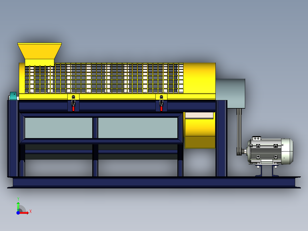 B3003274-塑料烘干机前视图