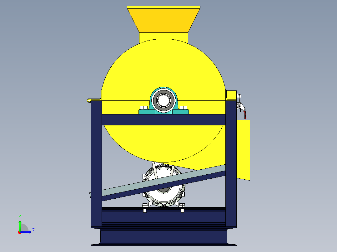 B3003274-塑料烘干机左视图