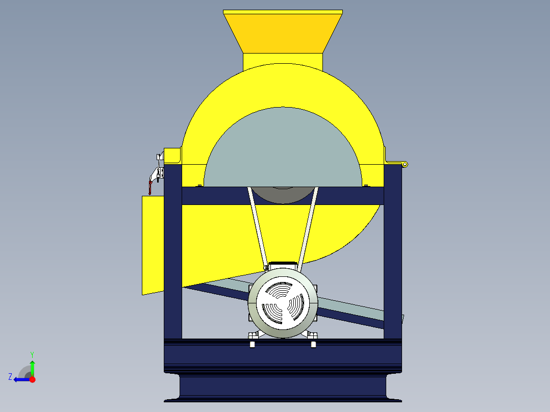 B3003274-塑料烘干机右视图
