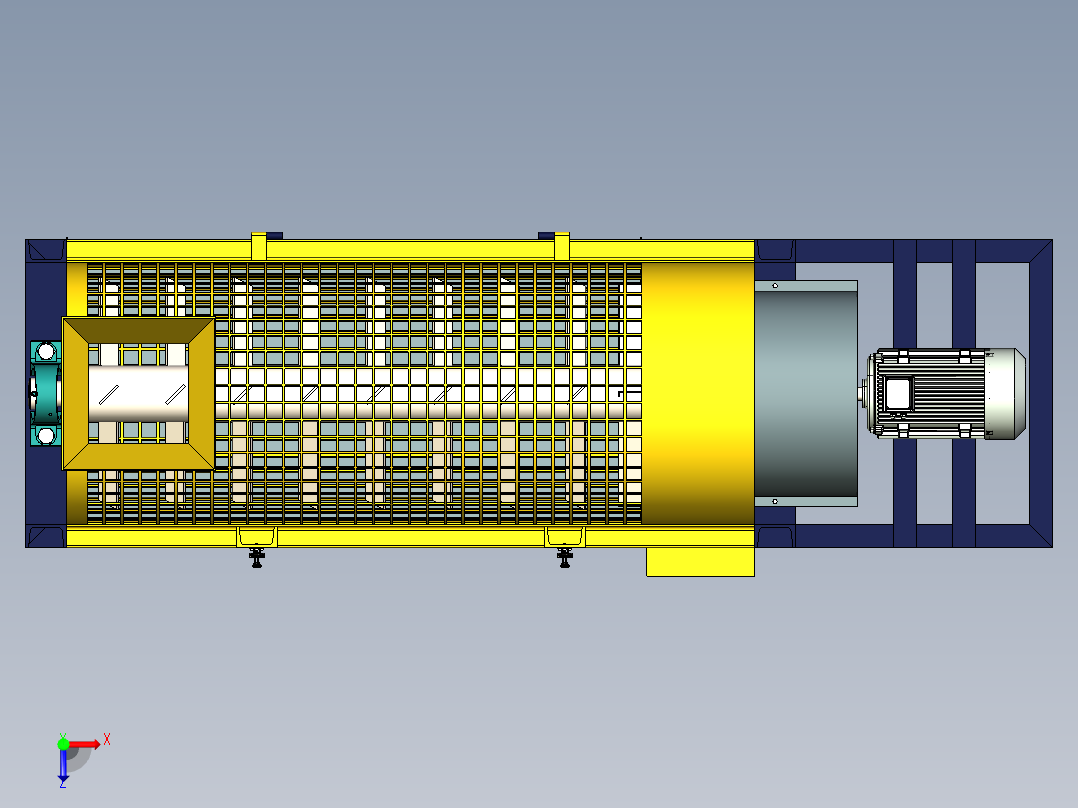 B3003274-塑料烘干机俯视图