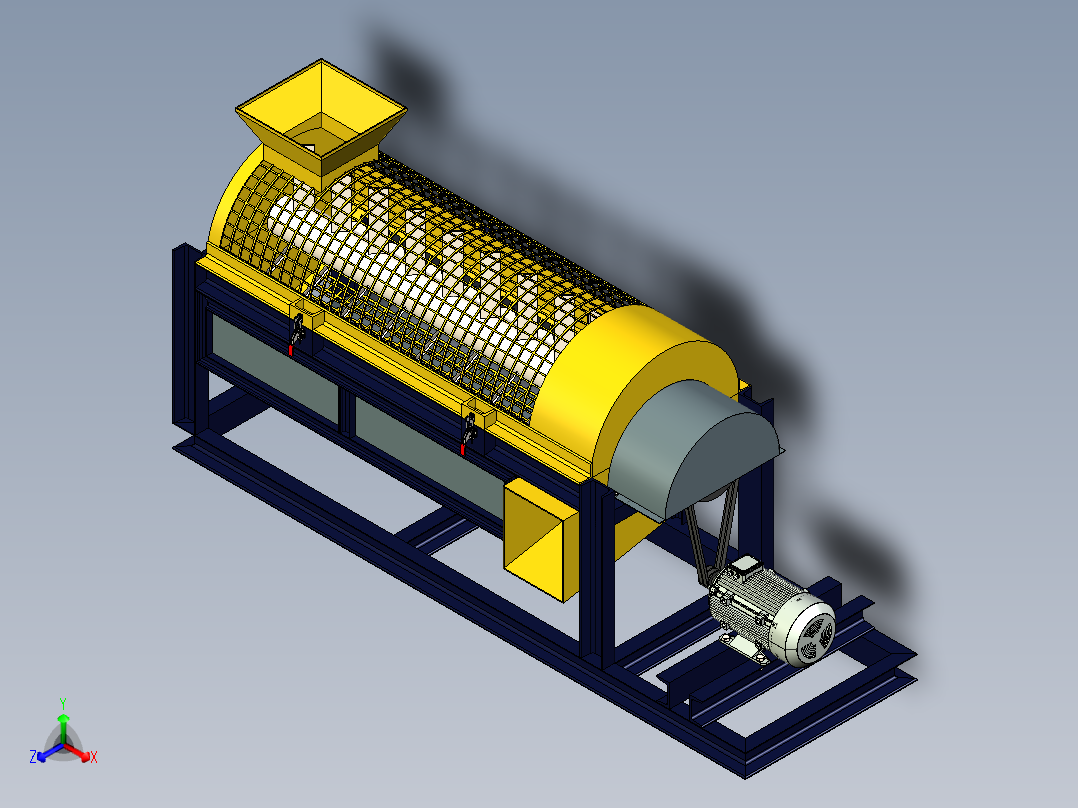 B3003274-塑料烘干机正等轴测图