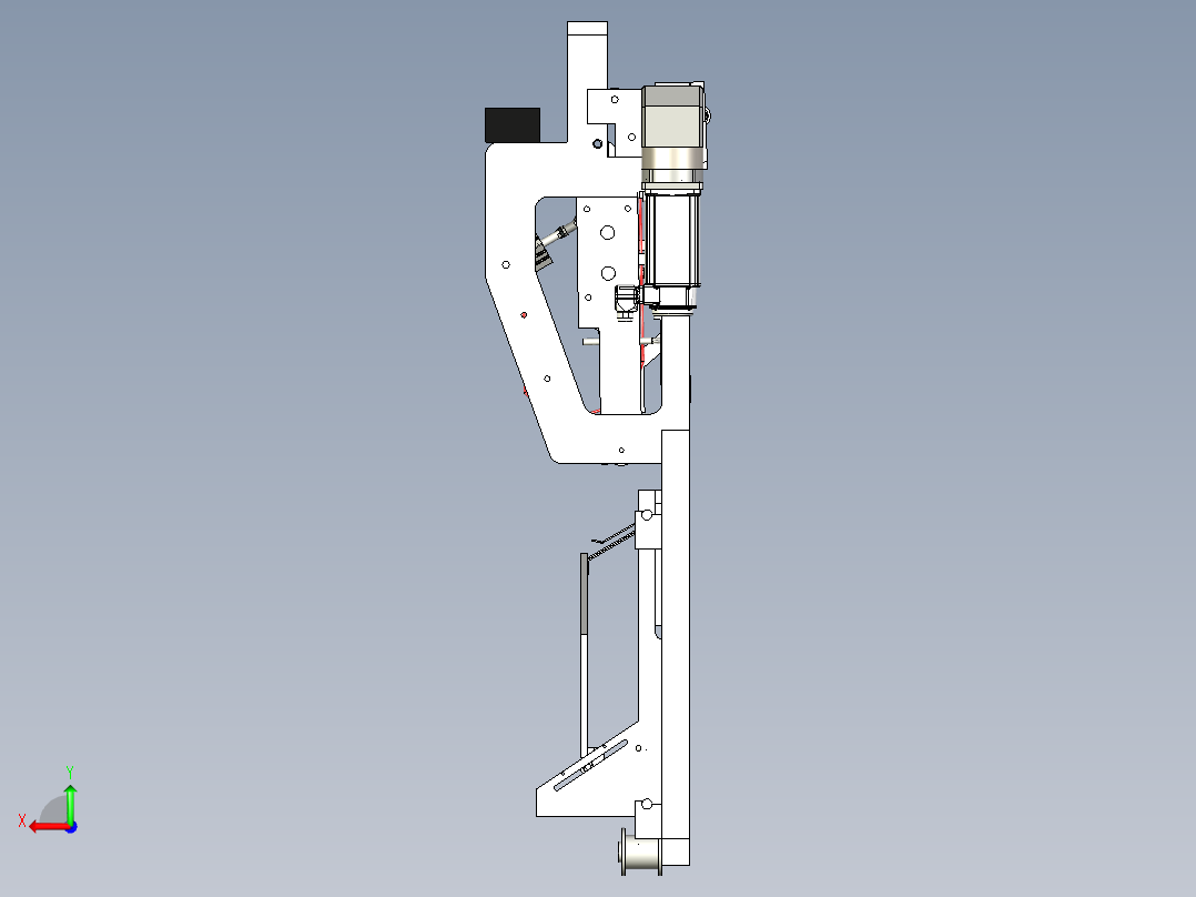 B3004040-立式包装机后视图