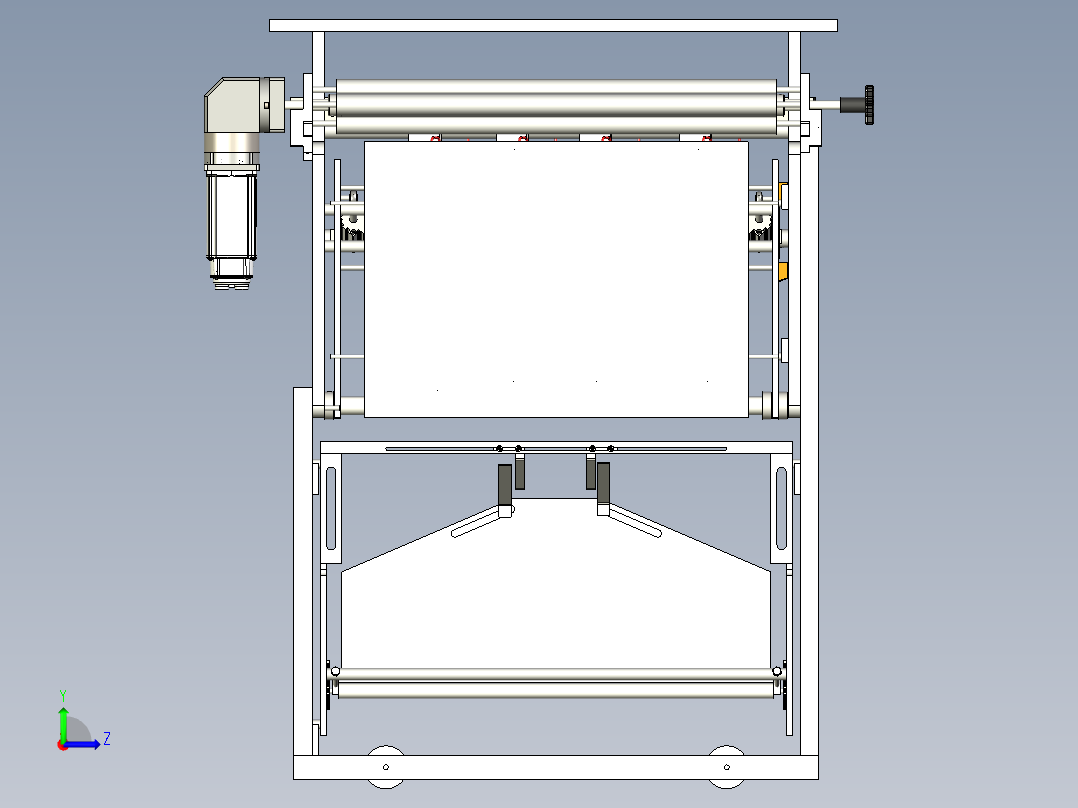 B3004040-立式包装机左视图