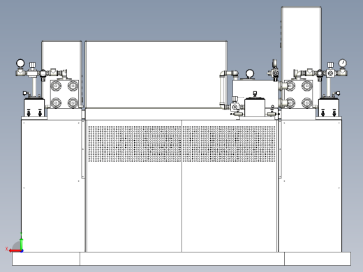 压缩机装配线冷跑设备后视缩略图