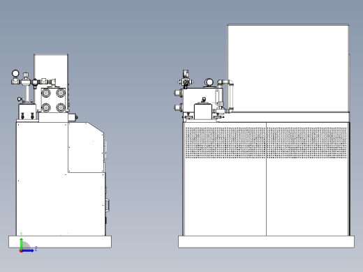 压缩机装配线冷跑设备左视缩略图