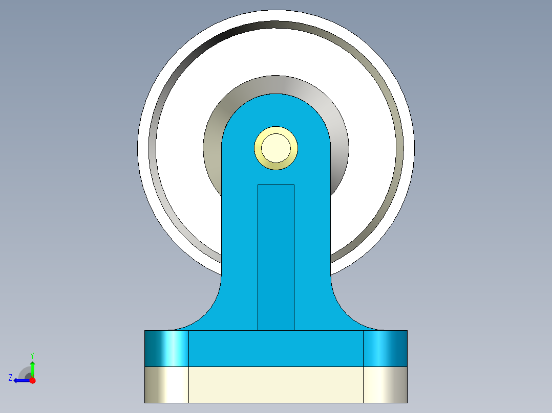 A0002786-带式滚筒支架右视图