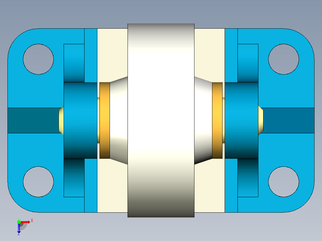 A0002786-带式滚筒支架俯视图
