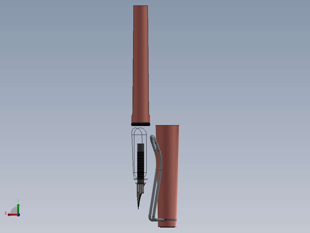 笔、中性笔、铅笔(21)后视图