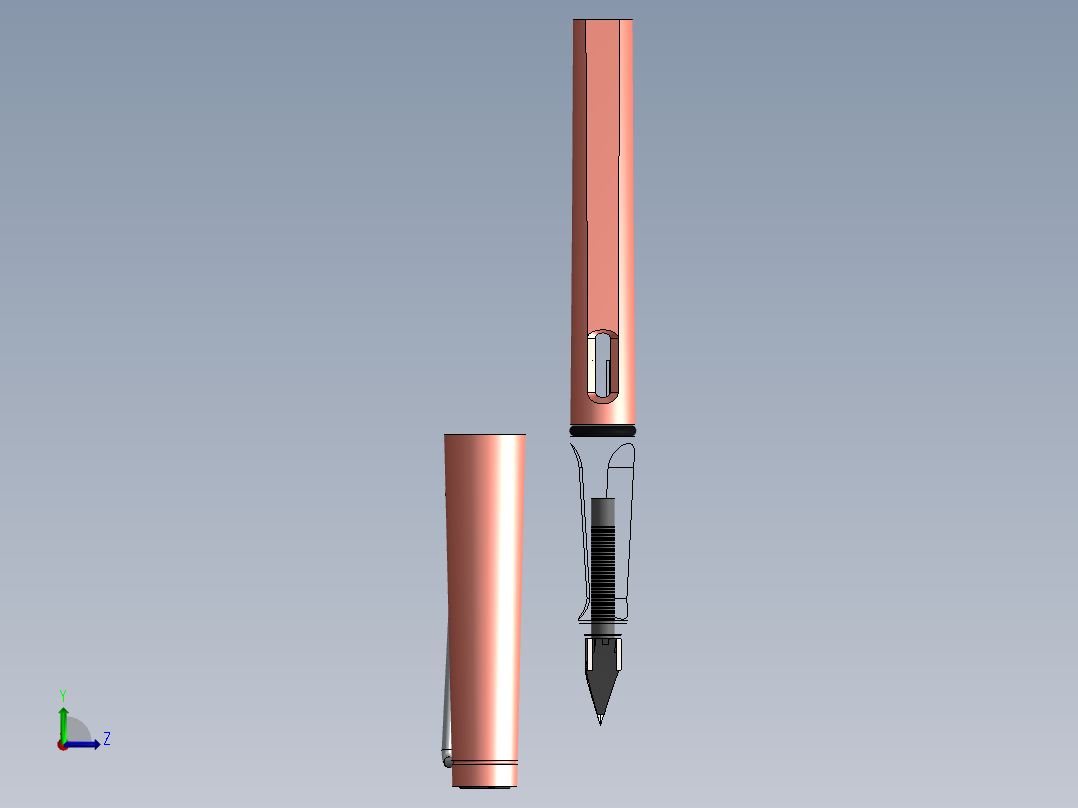 笔、中性笔、铅笔(21)左视图