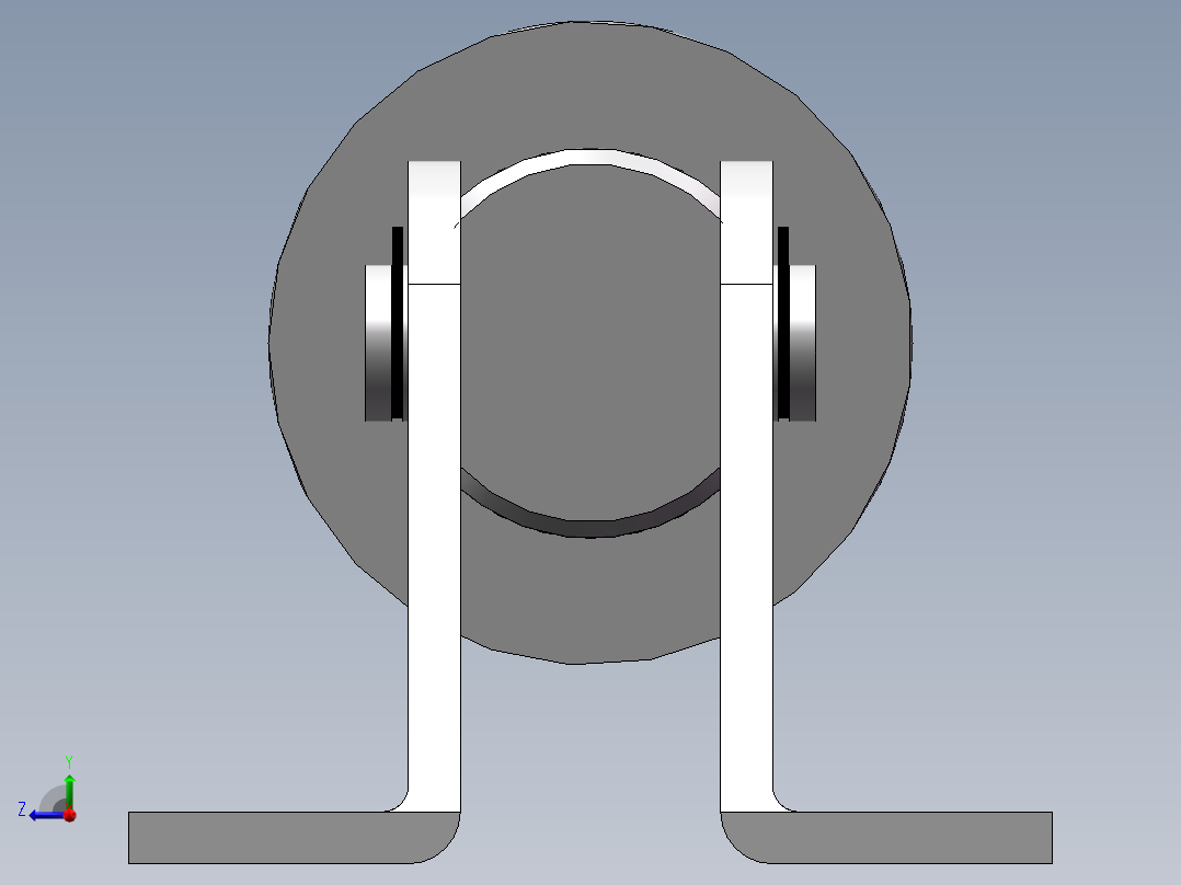 气缸MAL40x300CASDB右视图