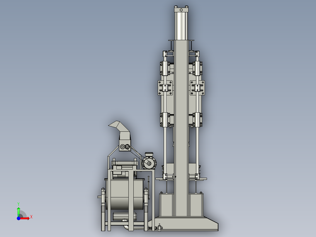 环保再生塑料和沙砖前视图