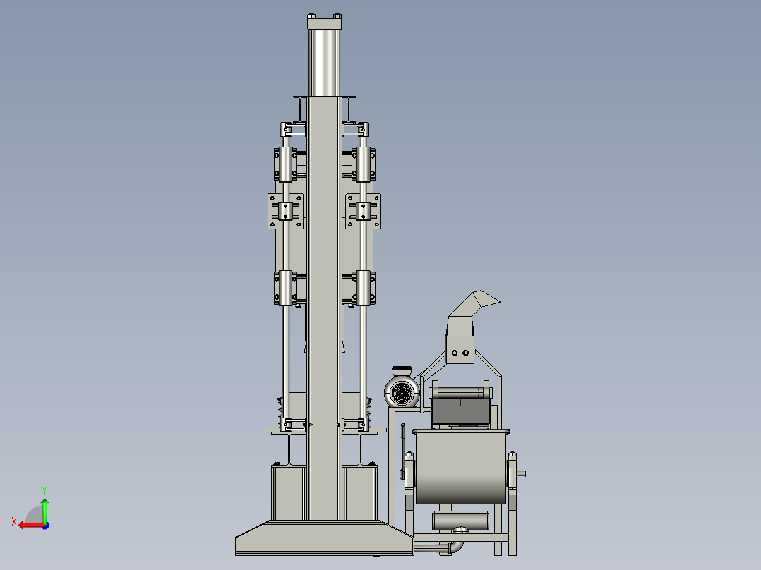 环保再生塑料和沙砖后视图