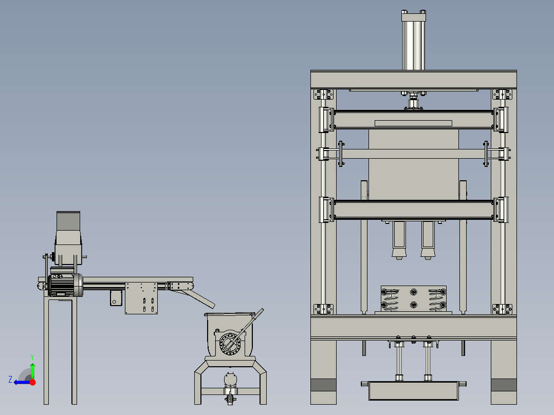环保再生塑料和沙砖右视图