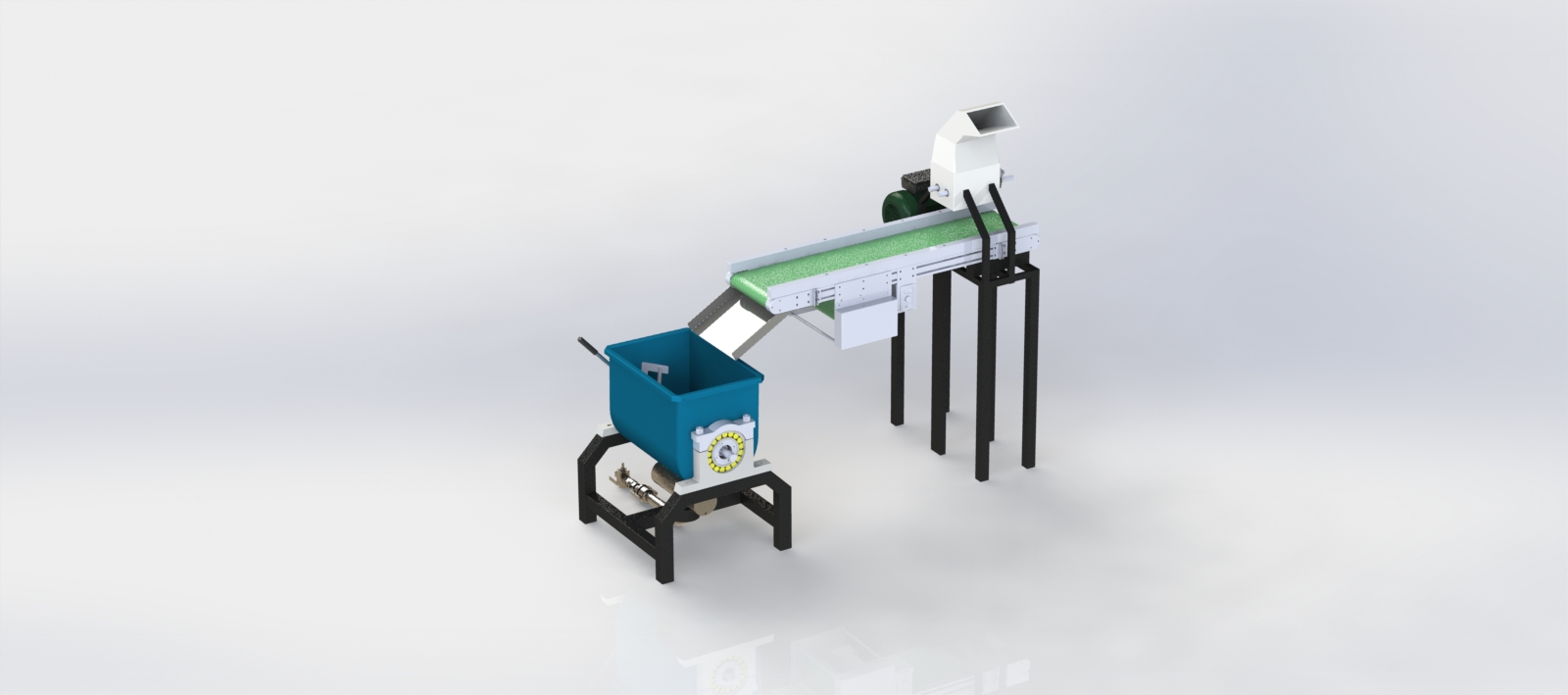 环保再生塑料和沙砖