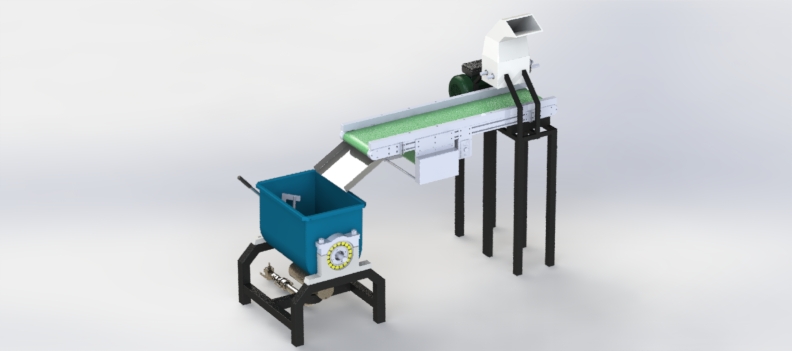 环保再生塑料和沙砖