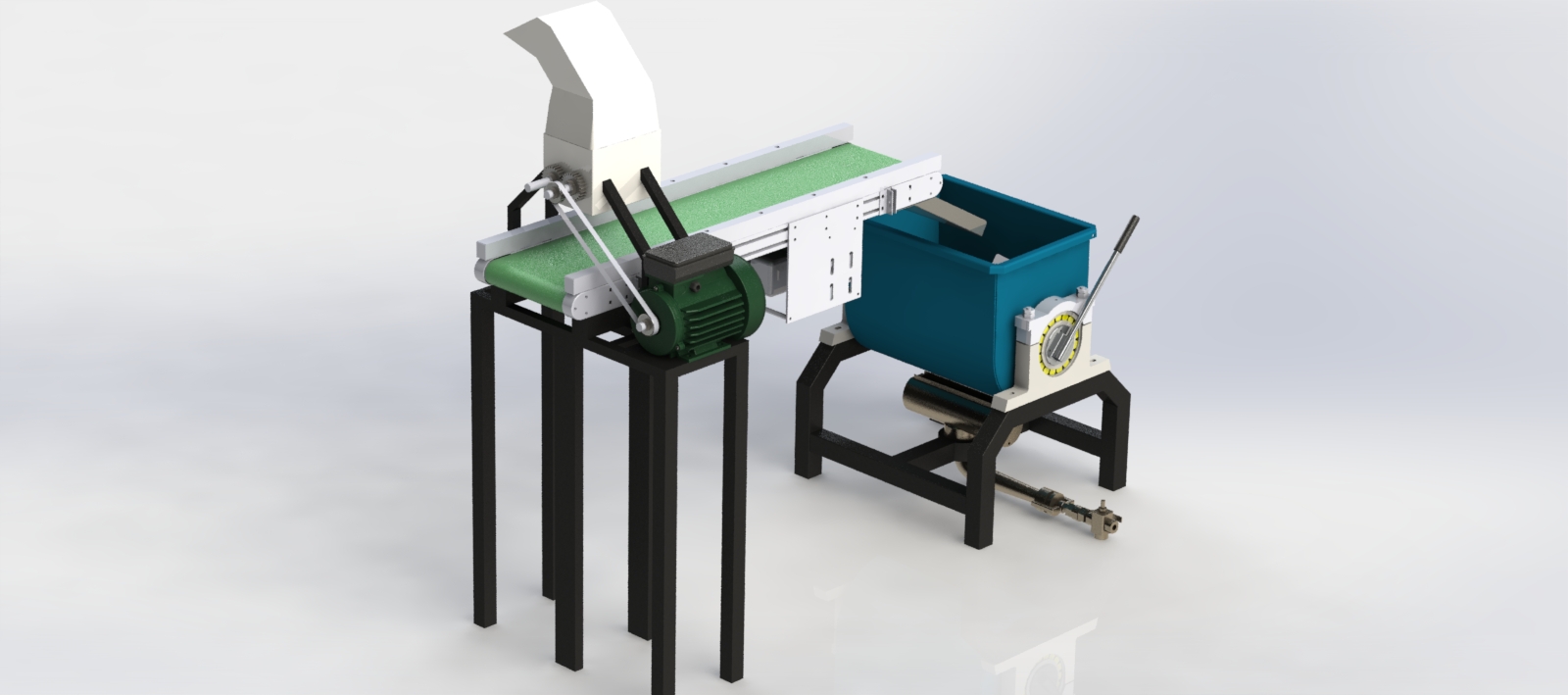 环保再生塑料和沙砖