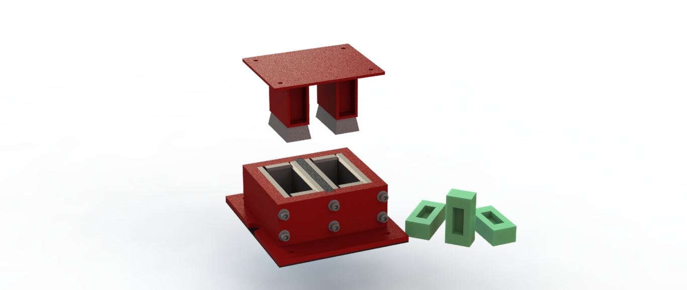 环保再生塑料和沙砖