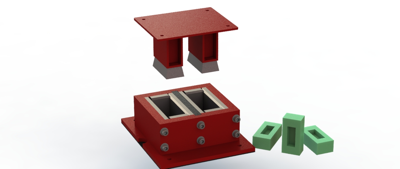 环保再生塑料和沙砖