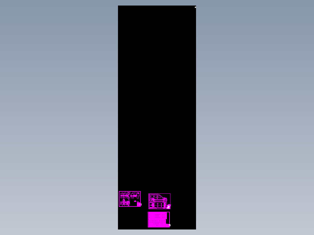RL6460混合动力微型客车总布置设计