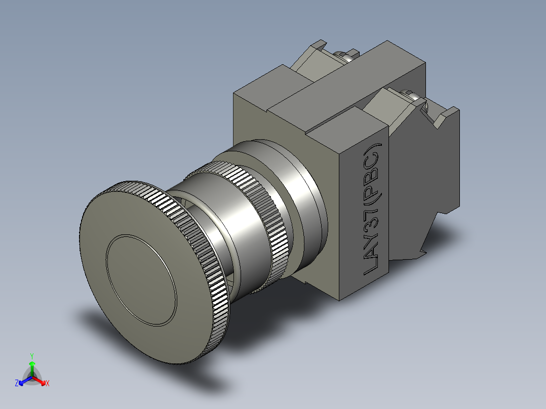 2-6-B-ADQ250201-02000-急停开关正等轴测图
