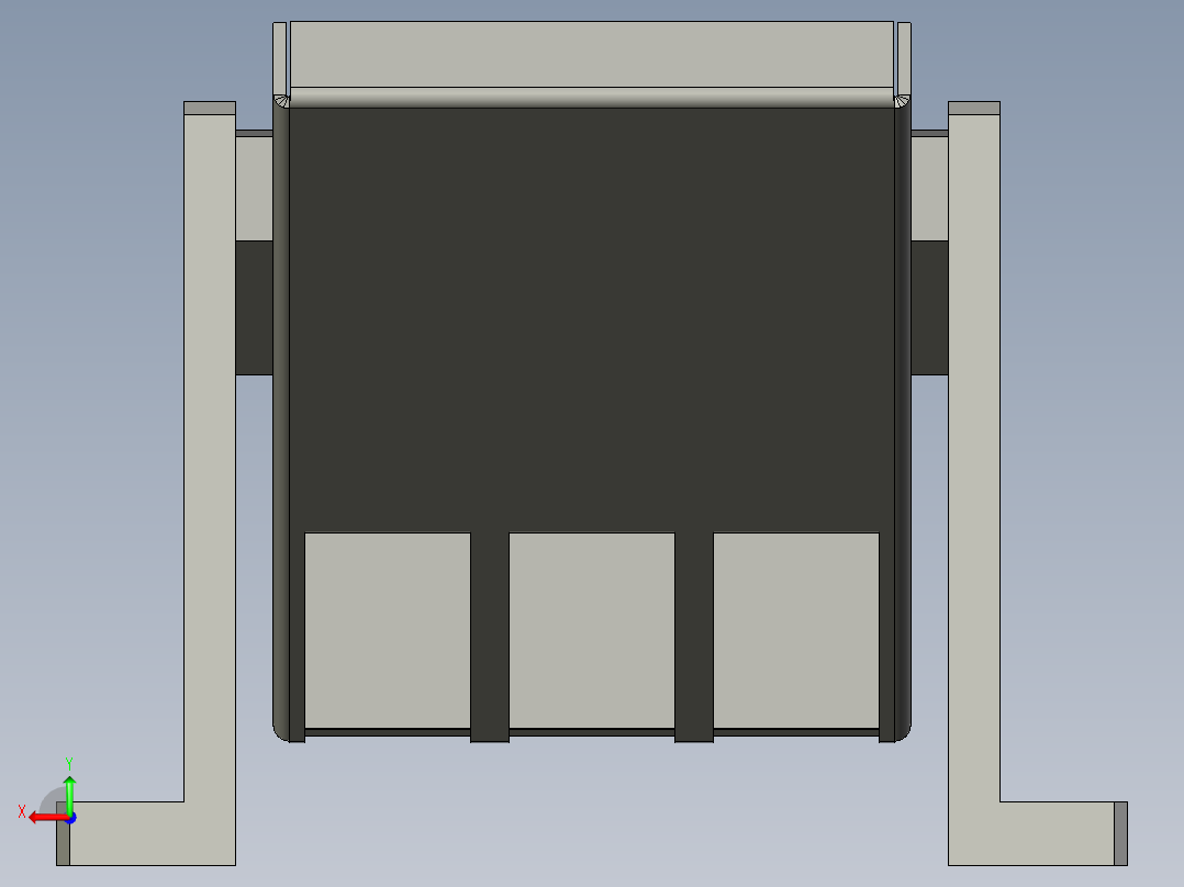 1000尺寸NG下料滑道-LXYC-BOSS后视图