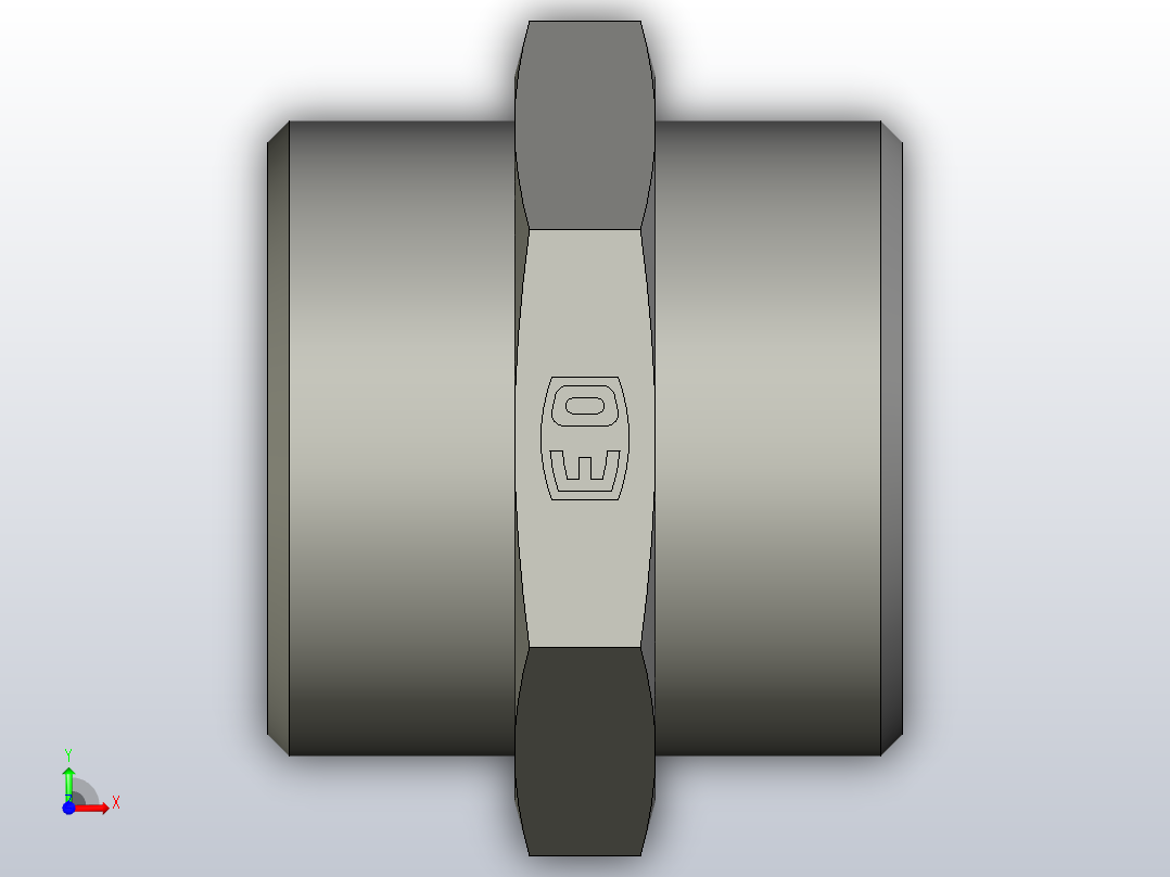 EO标准液压接头 Union G28L71X(1)前视图