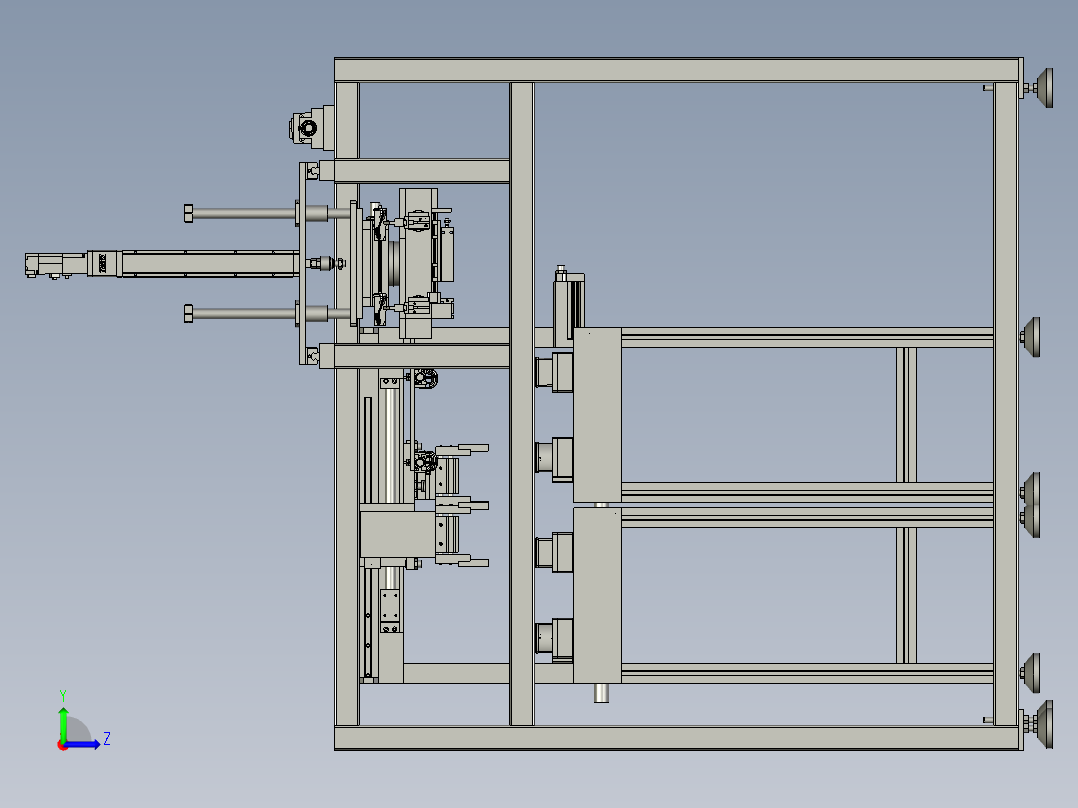 BK13244-08-000总输送线体左视图