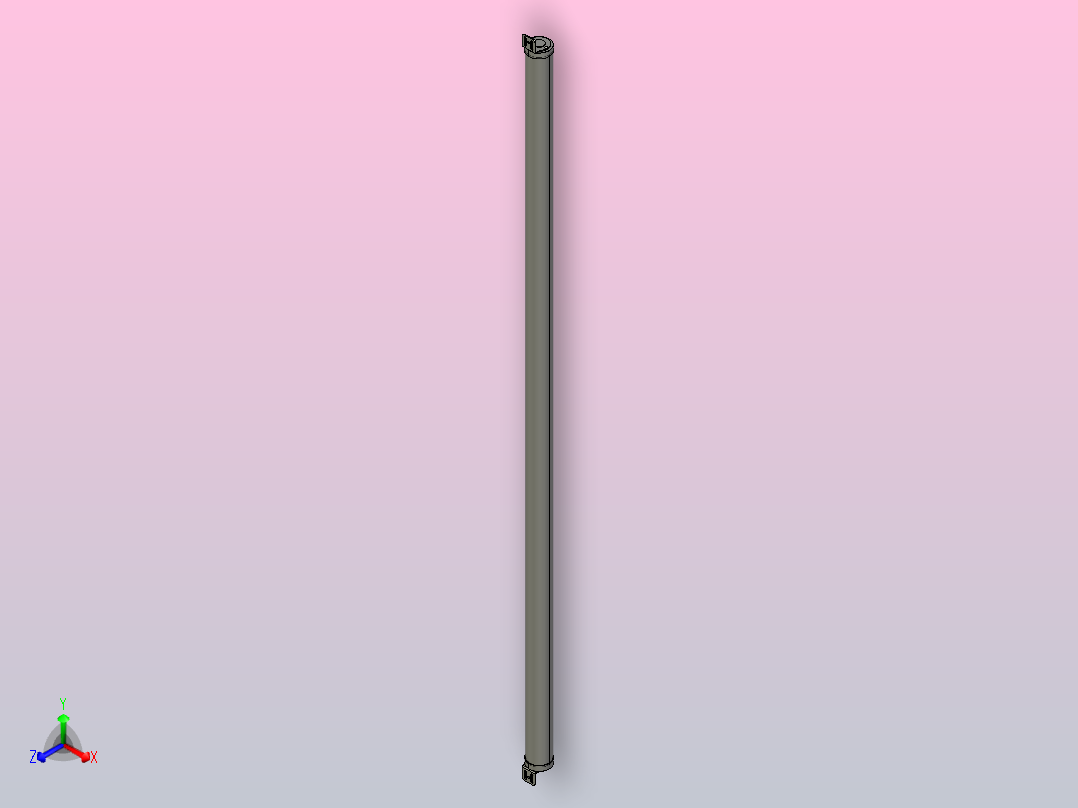 STFS7020 STFS系列IP68防水安全光栅正等轴测图