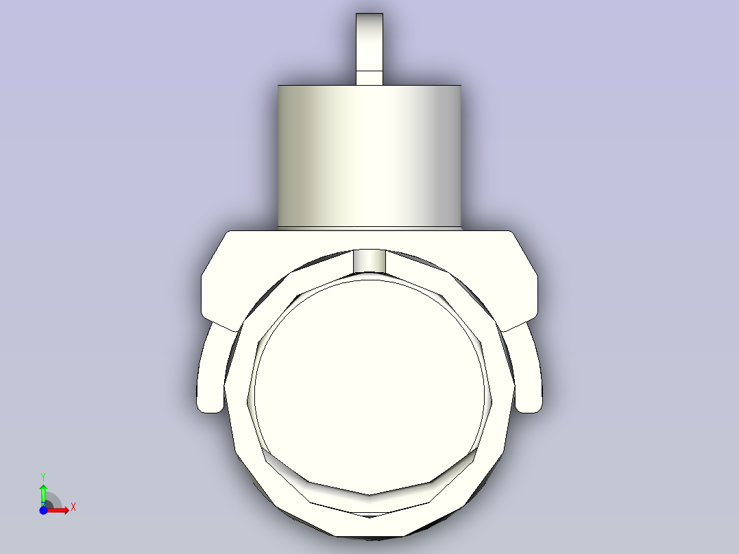 火焰焊工装前视图