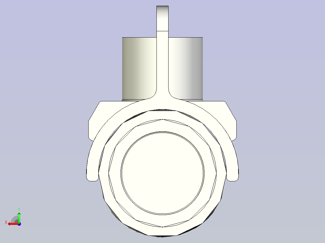 火焰焊工装后视图