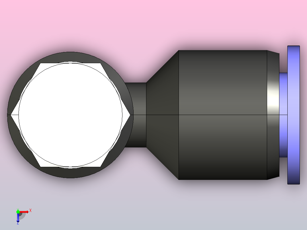 PHT(3) 串联直角(3)[PHT08-01(3)]俯视图