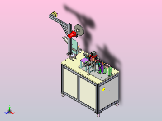 连接器生产非标设备3D图纸